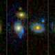 Illustration for article titled Ancient galaxies possess gigantic, mysterious ultraviolet rings